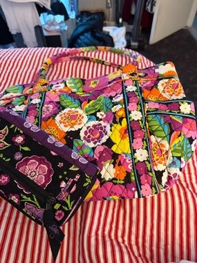 Vera Bradley Purple Multi Floral Quilted Tote